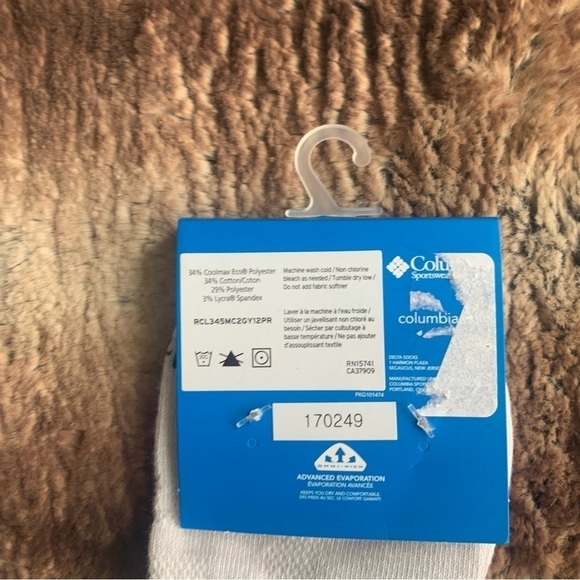 Columbia Advanced Evaporation White Red Socks - Picture 4 of 4